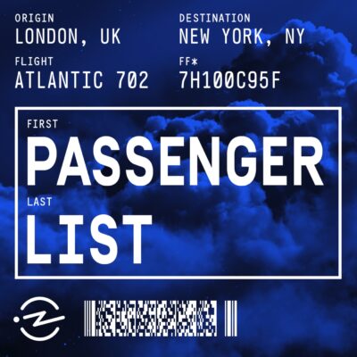 John Scott Dryden – Passenger List